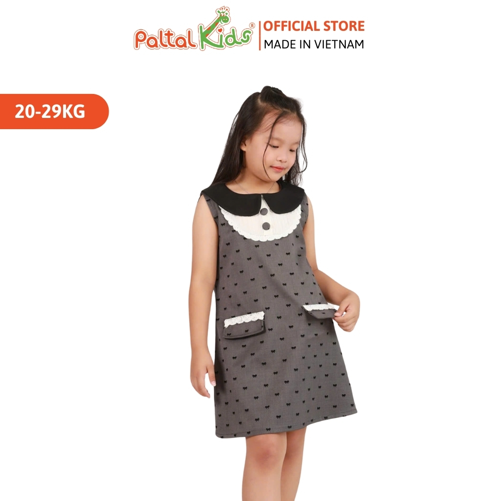 Đầm Dáng A Cổ Sen Nơ Nhí Kate Cao Cấp - 11C 8036