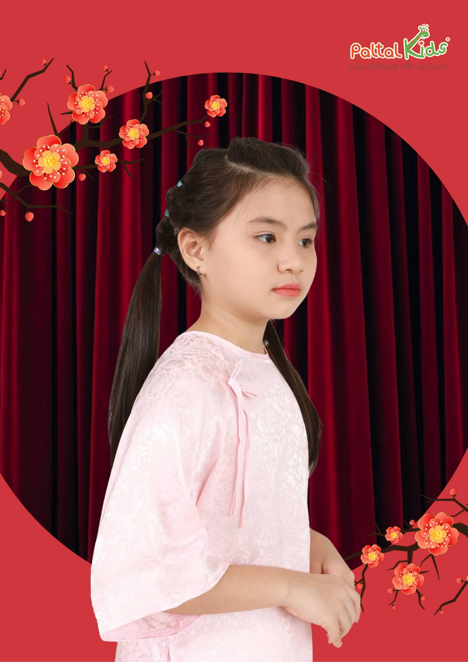 Set Áo Dài Gấm Mềm Cách Tân "Cô Ba Sài Gòn" Cao Cấp - 533 6078