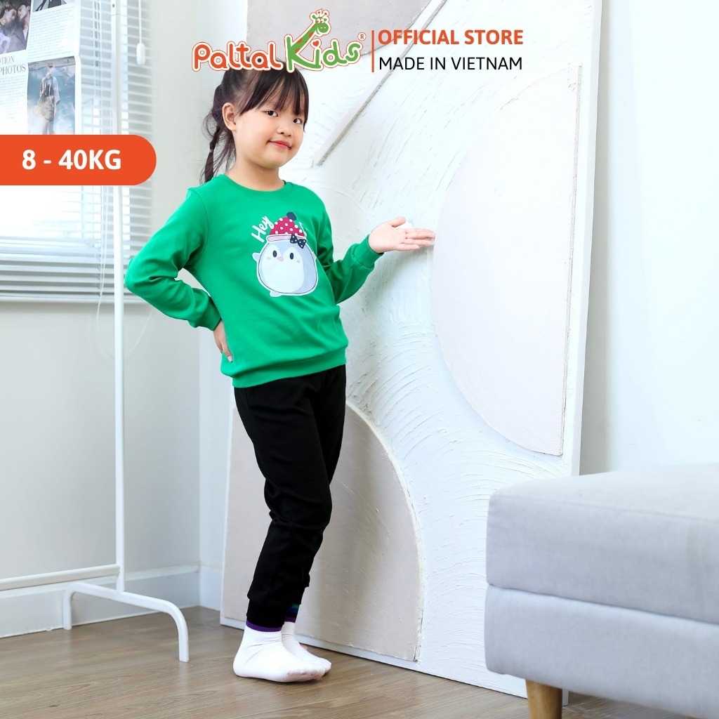 BST Mùa Đông - Đồ Bộ Tay Dài Cotton Borib Bé Gái Cao Cấp - 223 6044