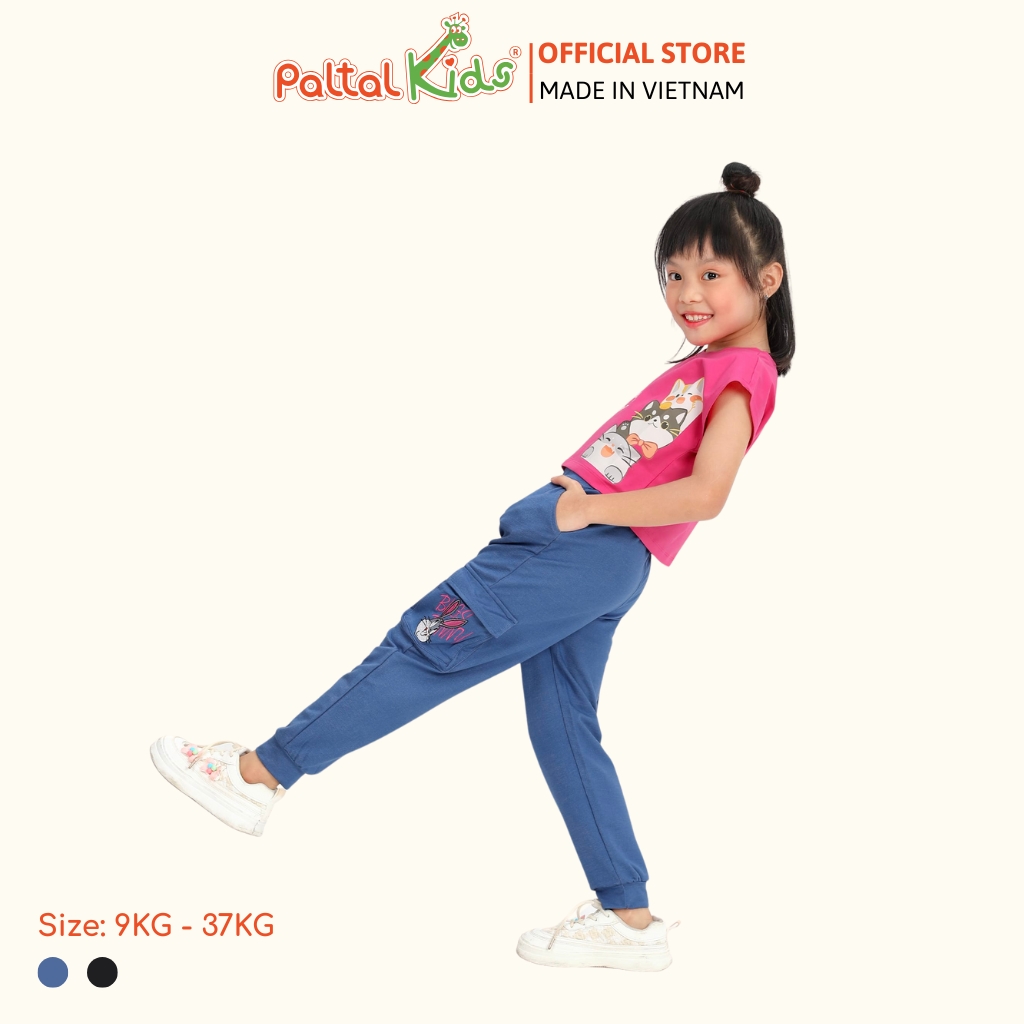 Quần Dài Túi Hộp Jean Thun Bé Gái Cao Cấp - 508 8503