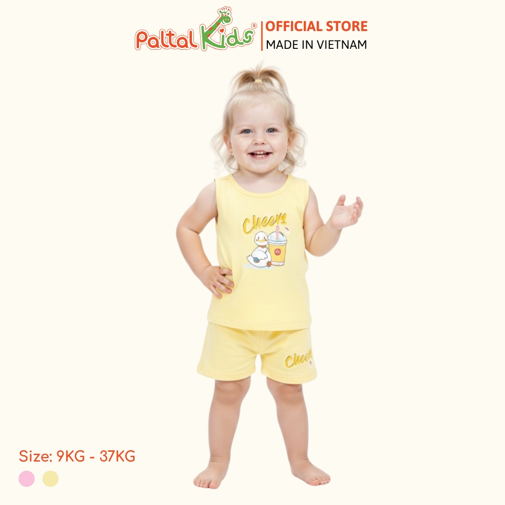 BST Mùa Hạ - Bộ Đùi Tay Ngắn Cotton Mỹ Bé Gái Cao Cấp - 025 2163