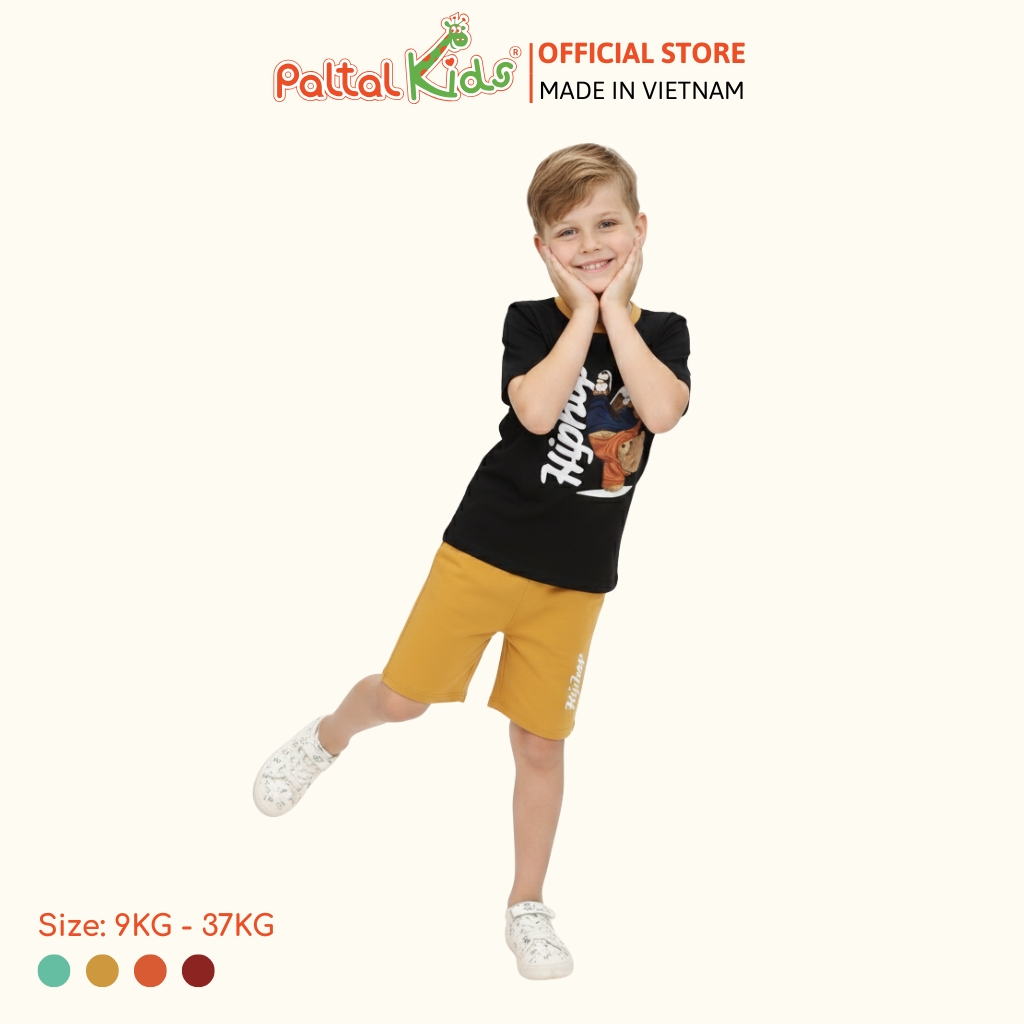 Đồ Bộ Đùi Cơ Bản Cotton Mỹ Bé Trai Cao Cấp - 025 2109