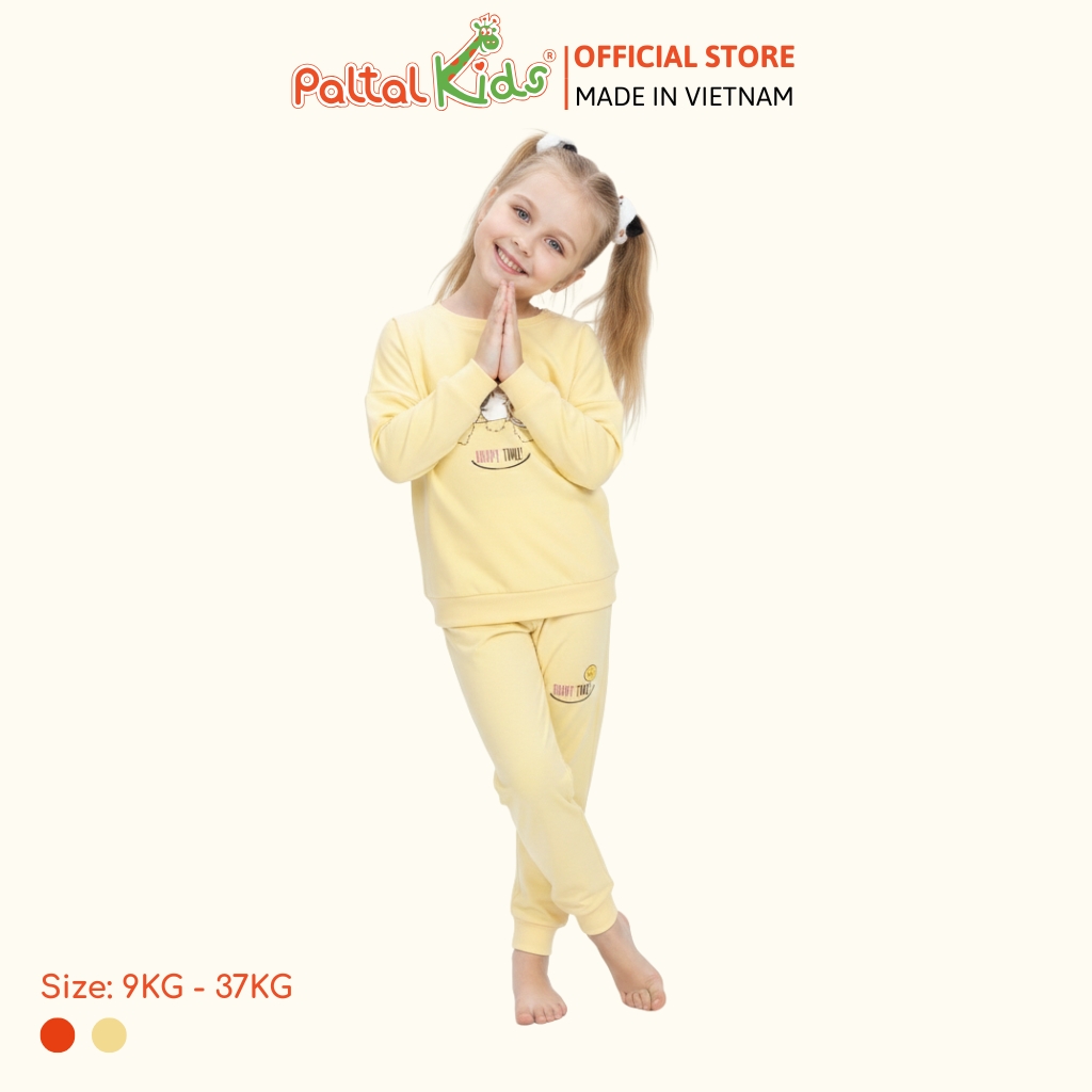 BST Mùa Đông - Bộ Dài Tay Dài Cotton Mỹ Bé Gái Cao Cấp - 023 6035