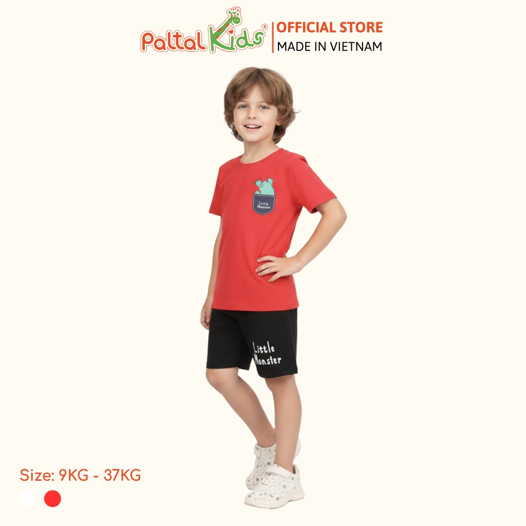 Đồ Bộ Đùi Hình In Xương Rồng Giả Túi Cotton Mỹ Bé Trai Cao Cấp - 025 2110