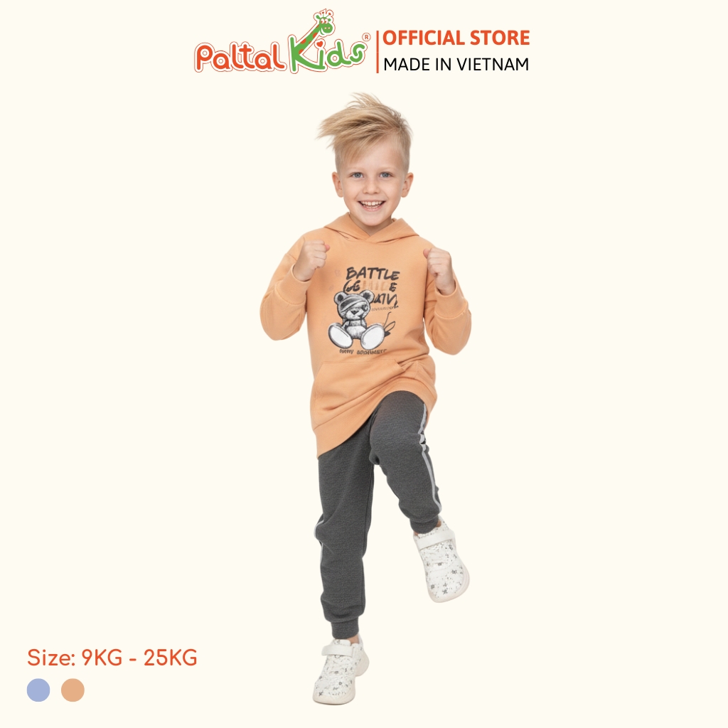 Áo Hoodie Cotton Melan Hình In Hoạt Hình Bé Trai Cao Cấp - 191 4022 / 4023