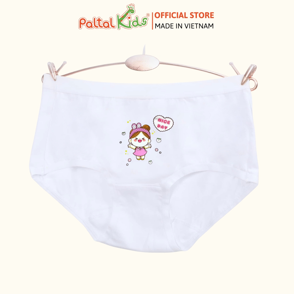 (CHE TÊN SẢN PHẨM) Lẻ 1 Quần Lót Dáng Tam Gíac Cotton Màu Sắc Ngẫu Nhiên Bé Gái Cao Cấp - 027 7277 / 7278 / 7410