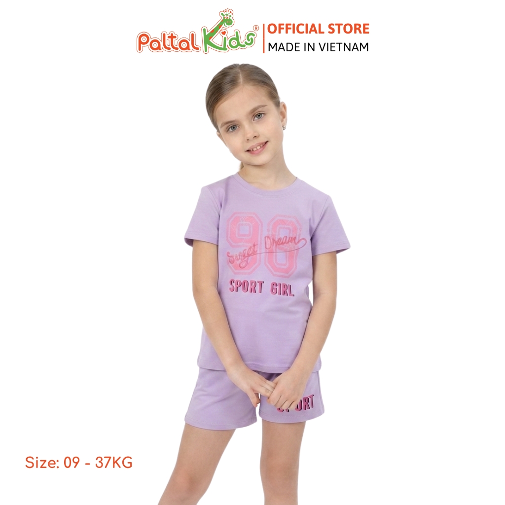 Đồ Bộ Đùi Cotton Mỹ Hình In 96 Bé Gái Cao Cấp - 025 2134