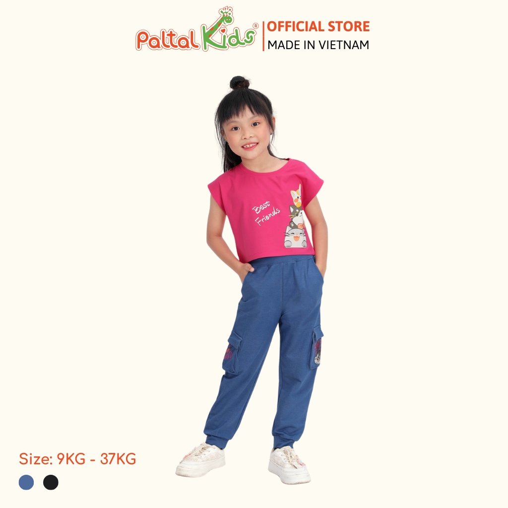 Quần Dài Túi Hộp Jean Thun Bé Gái Cao Cấp - 508 8503