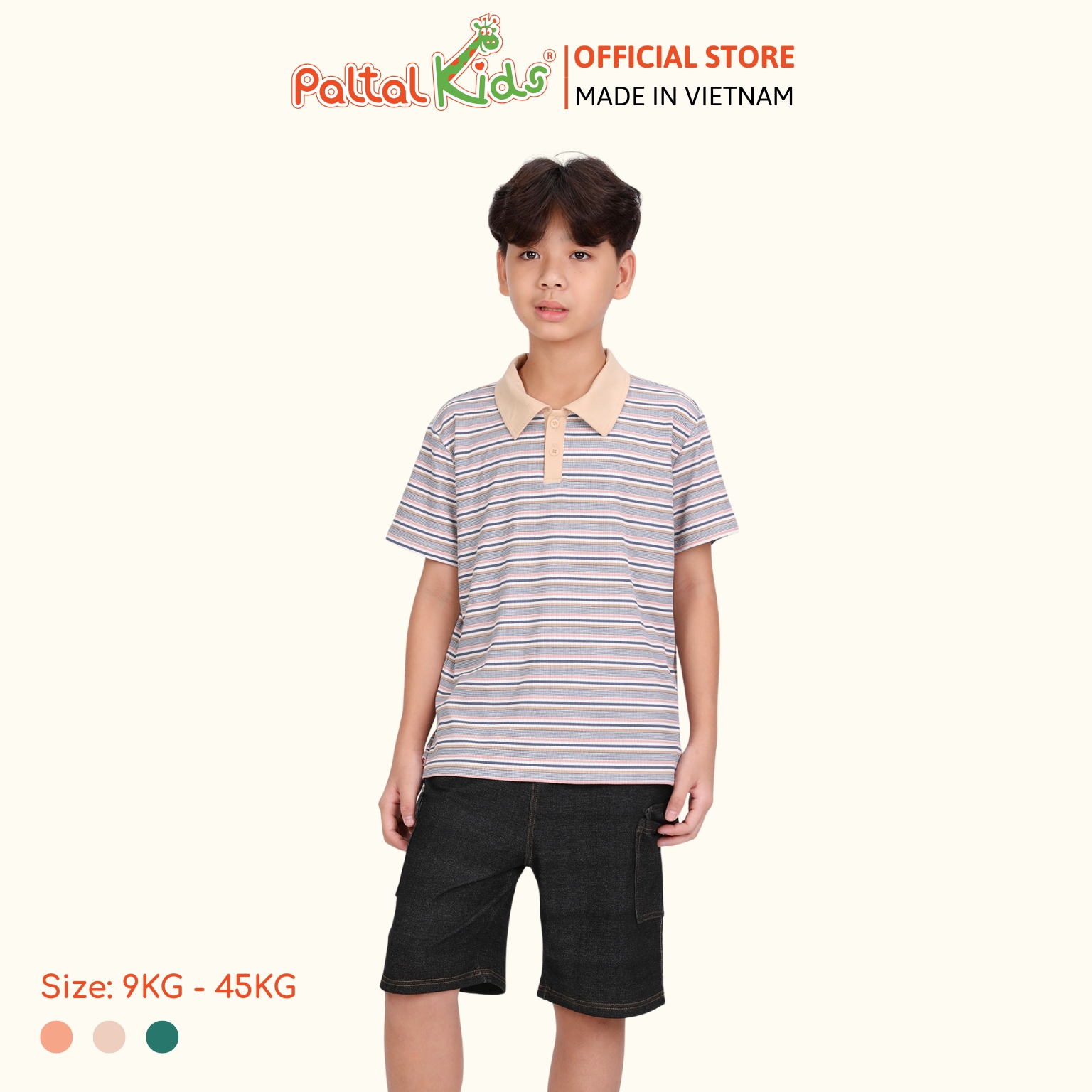 Áo Thun Cotton Gân Cao Cấp - 020 1420