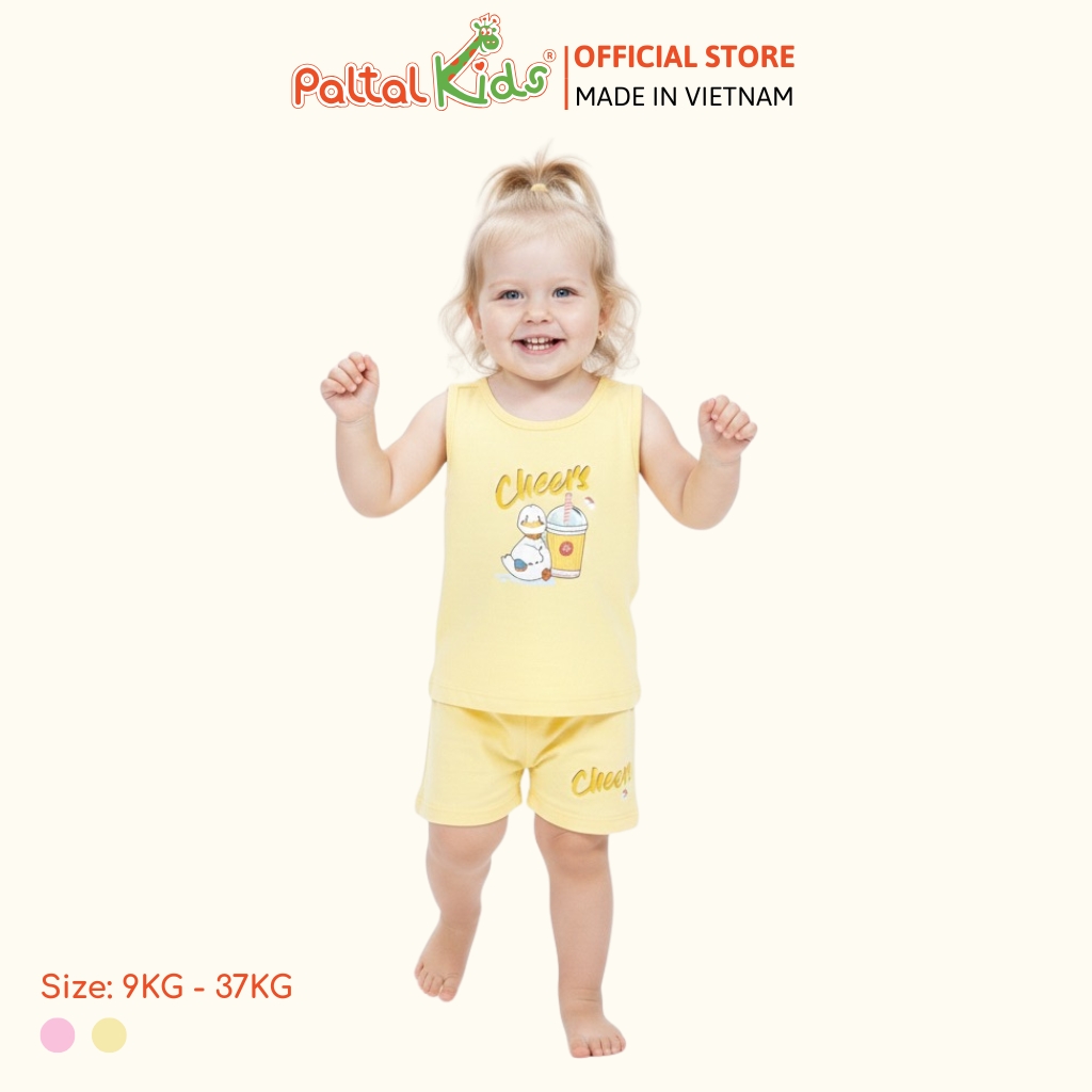 BST Mùa Hạ - Bộ Đùi Tay Ngắn Cotton Mỹ Bé Gái Cao Cấp - 025 2163