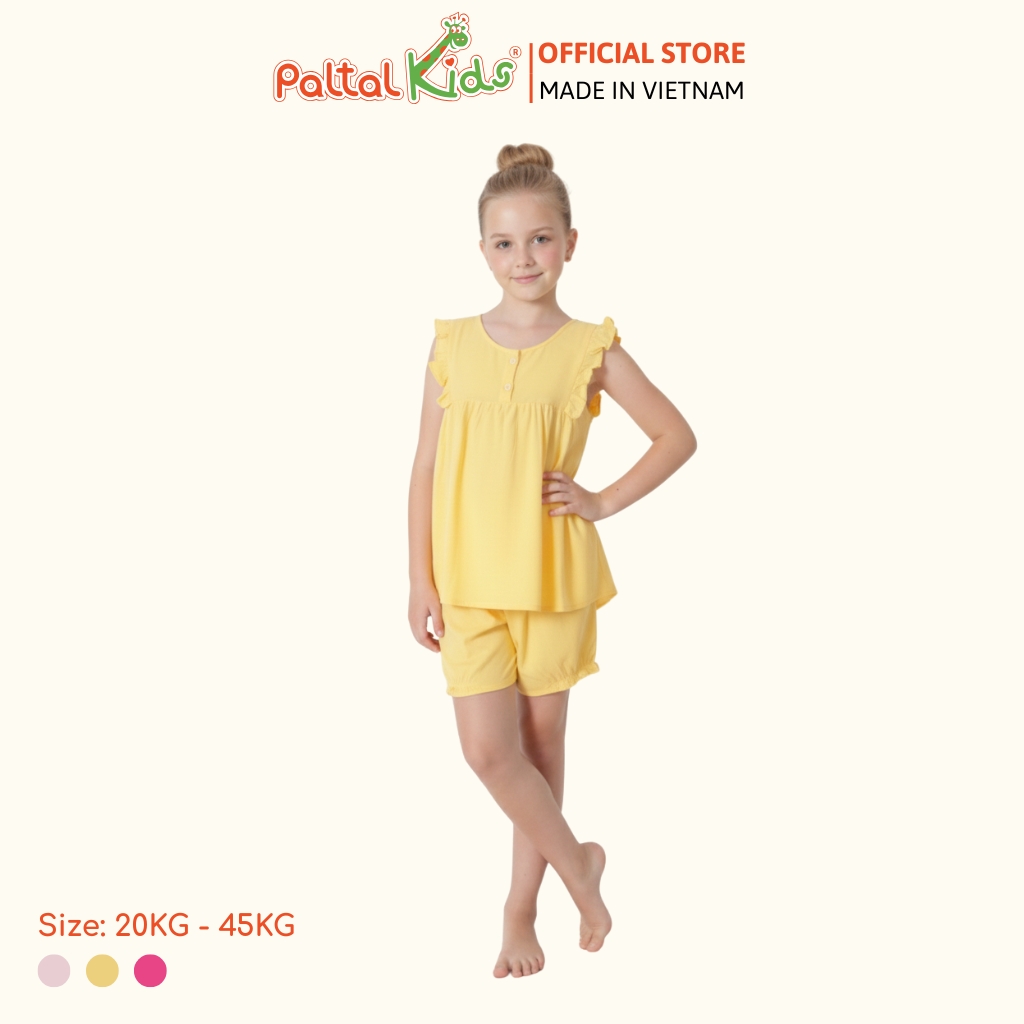 Đồ Bộ Đùi Cánh Tiên Lanh Lạnh Bé Gái Cao Cấp - 255 2165