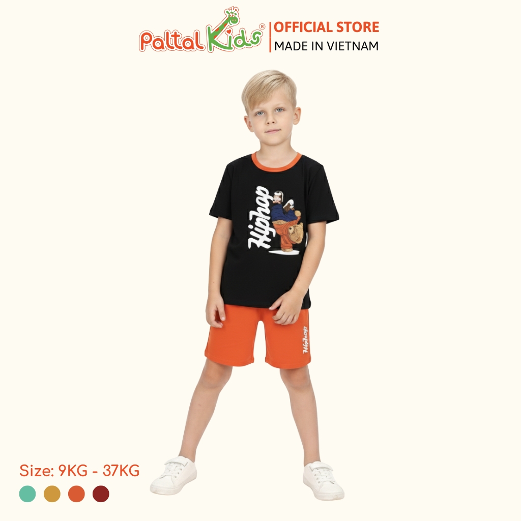 Đồ Bộ Đùi Cơ Bản Cotton Mỹ Bé Trai Cao Cấp - 025 2109