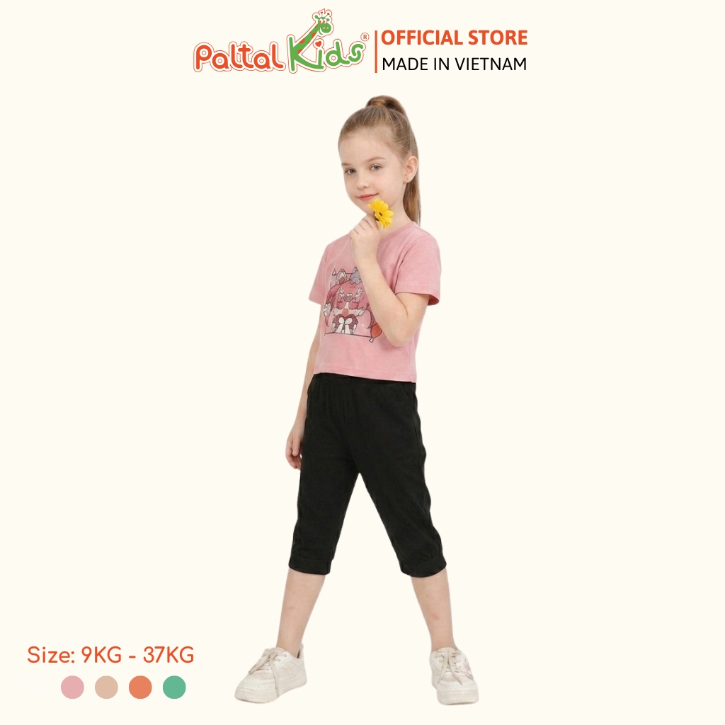 Đồ Bộ Lửng Hình In Chibi Usa - Sailor Moon Cotton Borib Bé Gái Cao Cấp - 224 7023