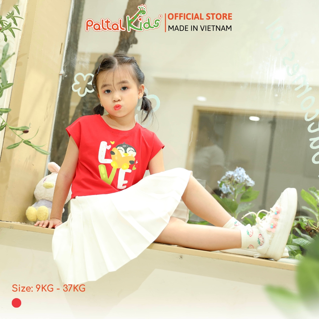 Áo Croptop Cotton Mỹ Bé Gái Cao Cấp - 020 1369