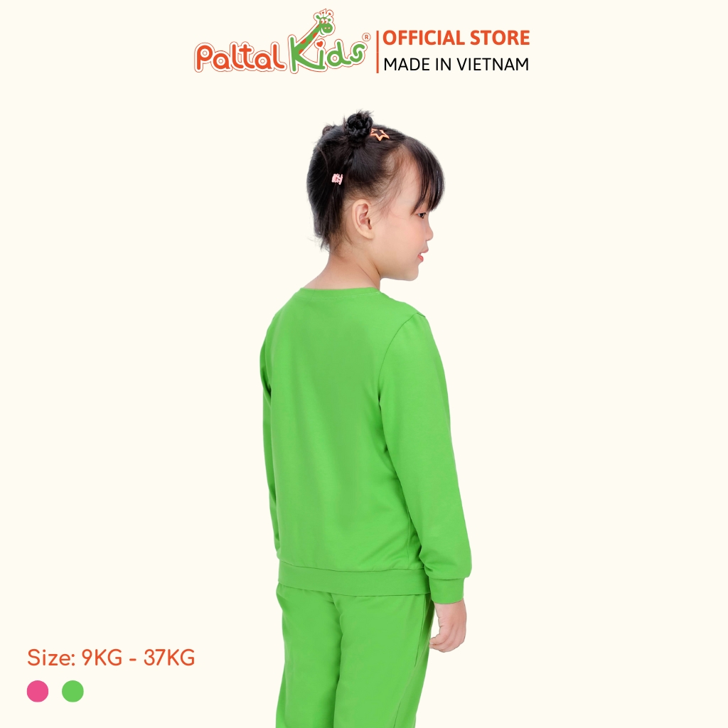 BST Mùa Đông - Đồ Bộ Tay Dài Cotton Mỹ Bé Gái Cao Cấp - 023 6018