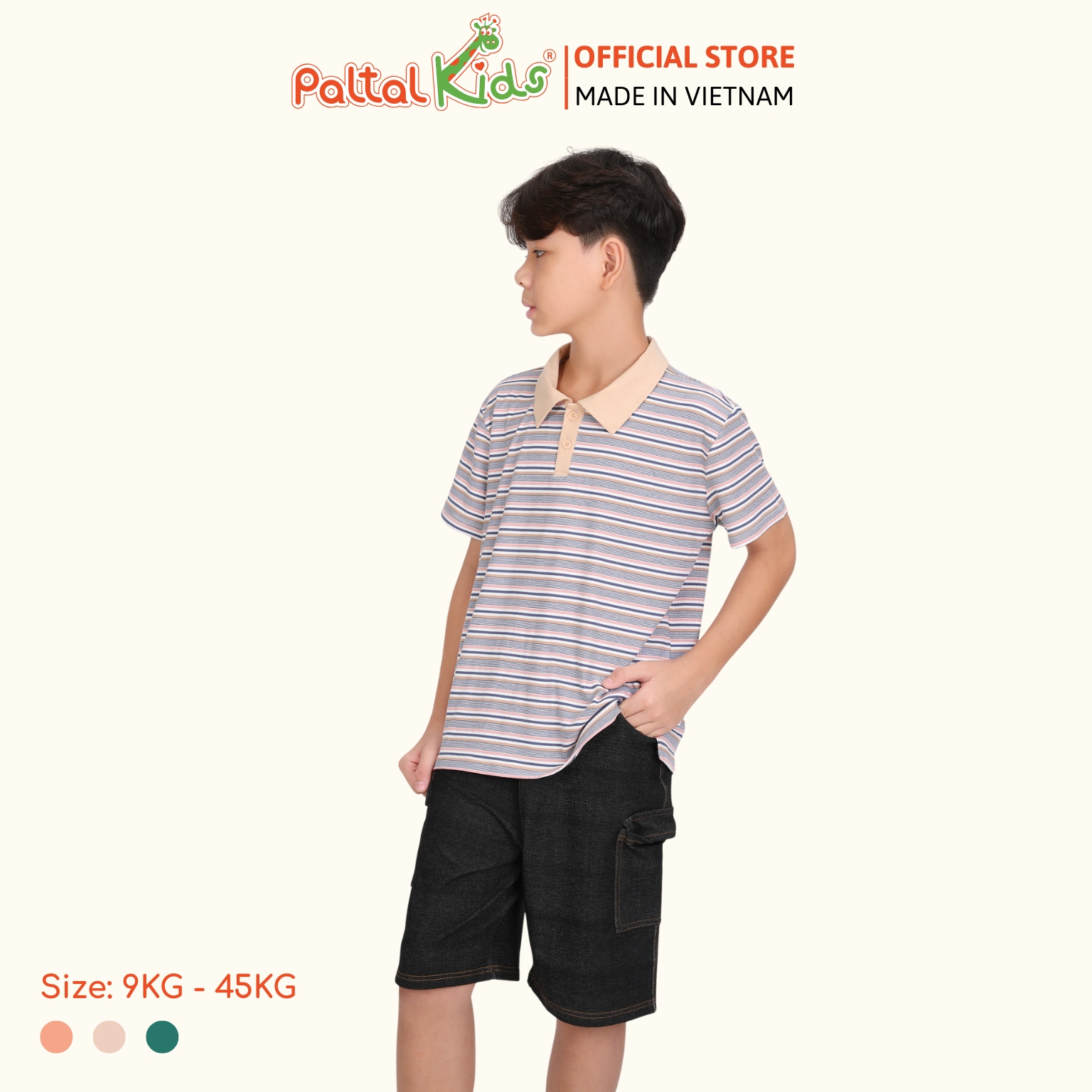 Áo Thun Cotton Gân Cao Cấp - 020 1420