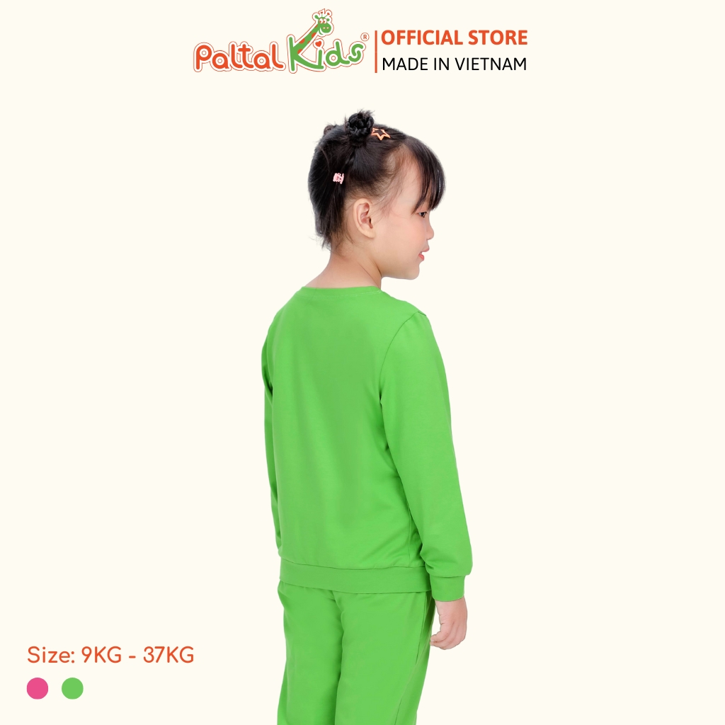 BST Mùa Đông - Bộ Dài Tay Dài Cotton Mỹ Bé Gái Cao Cấp - 023 6034