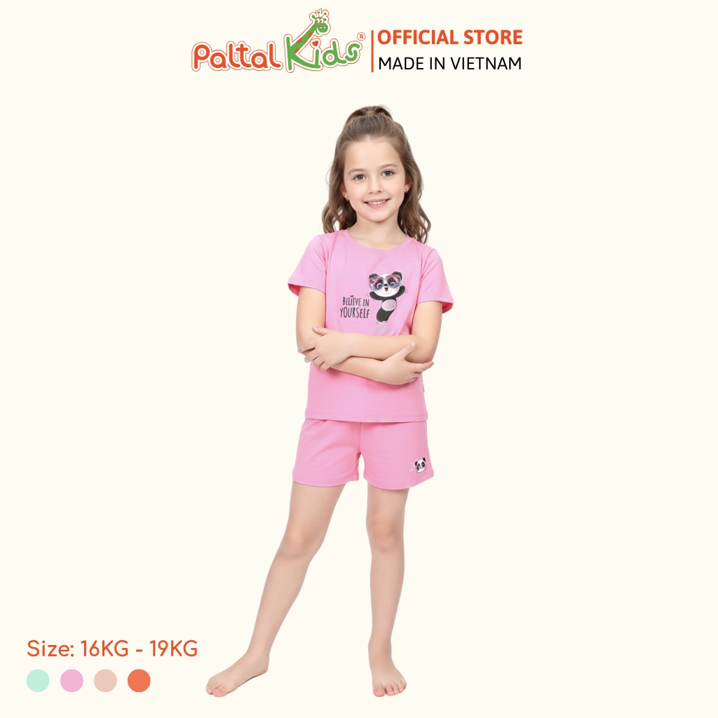 Đồ Bộ Đùi Cơ Bản Cotton Mỹ Bé Gái Cao Cấp - 025 2018 - Size 11