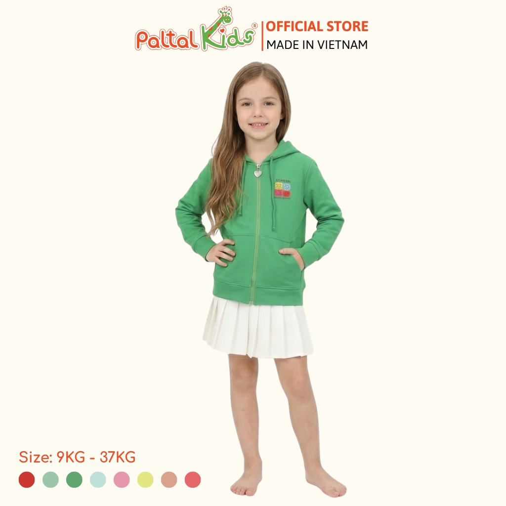 Áo Khoác Hình In Gấu Cotton TC Chống Nắng Bé Gái Cao Cấp - 431 4030