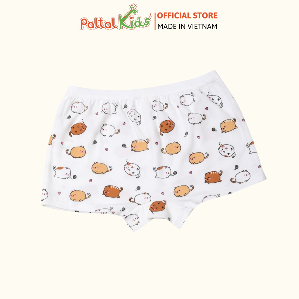 (CHE TÊN SẢN PHẨM) Lẻ 1 Quần Lót Dáng Đùi Cotton Màu Sắc Ngẫu Nhiên Bé Gái Cao Cấp - 027 7339