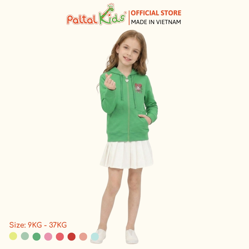 Áo Khoác Hình In Cô Gái Tóc Đỏ Cotton TC Chống Nắng Bé Gái Cao Cấp - 431 4029