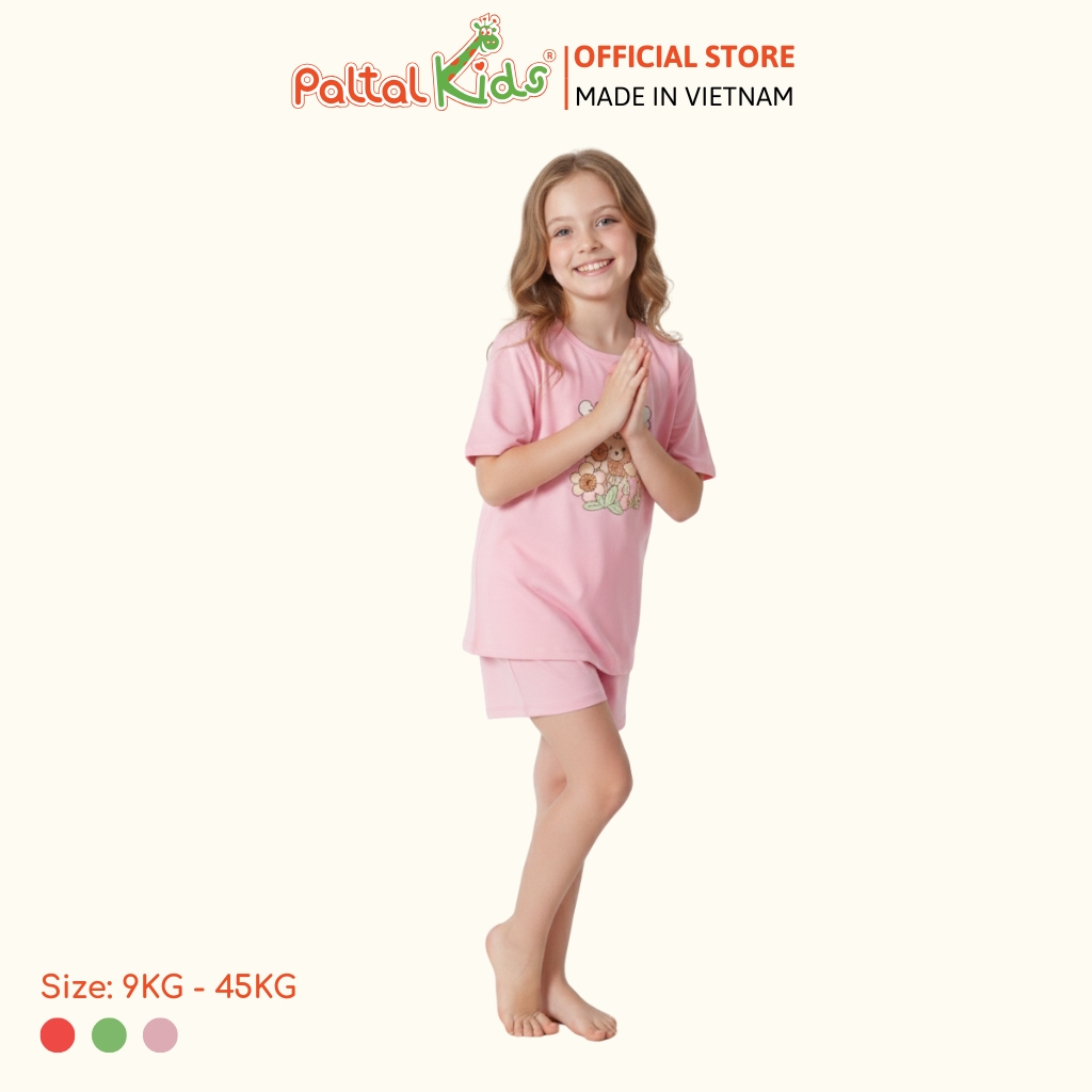 Đồ Bộ Đùi Form Rộng Hình In Capybara Cotton Mỹ Bé Gái Cao Cấp - 025 2159
