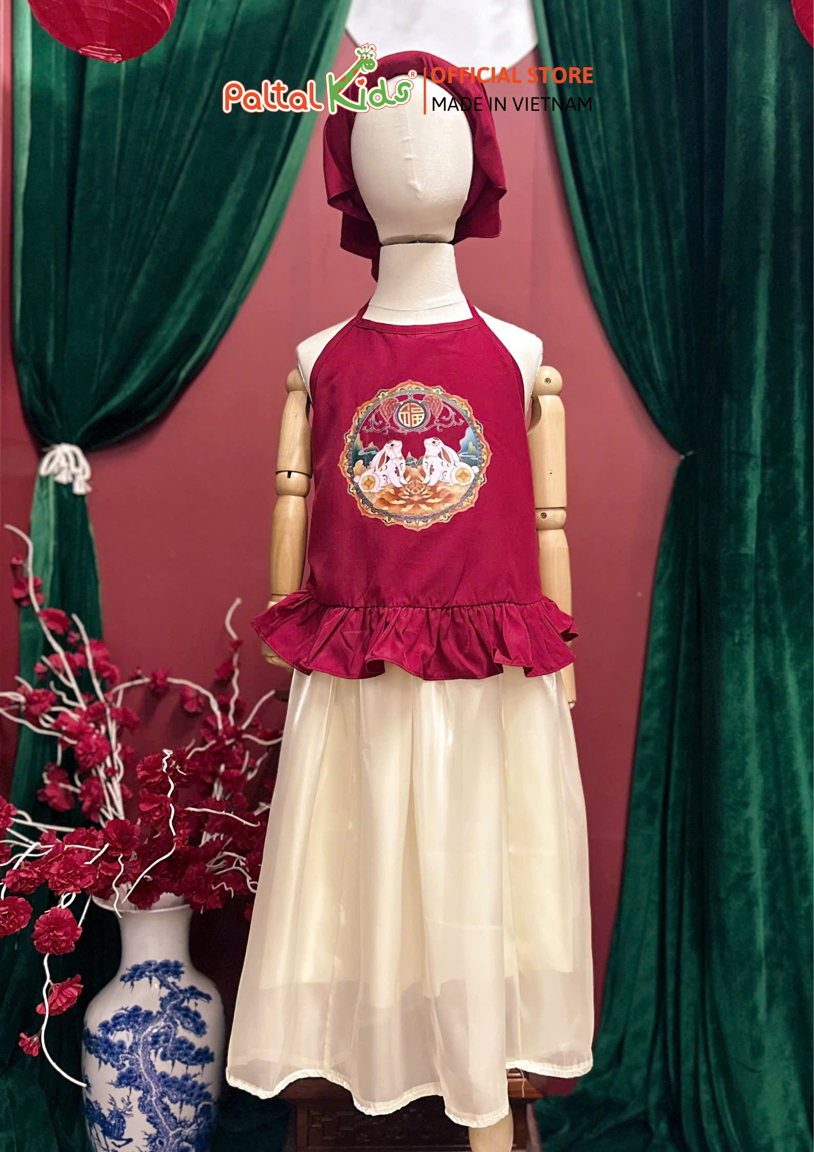 TRUNG THU 2025 - Set Yếm Thỏ Ngọc Cao Cấp - 533 6079