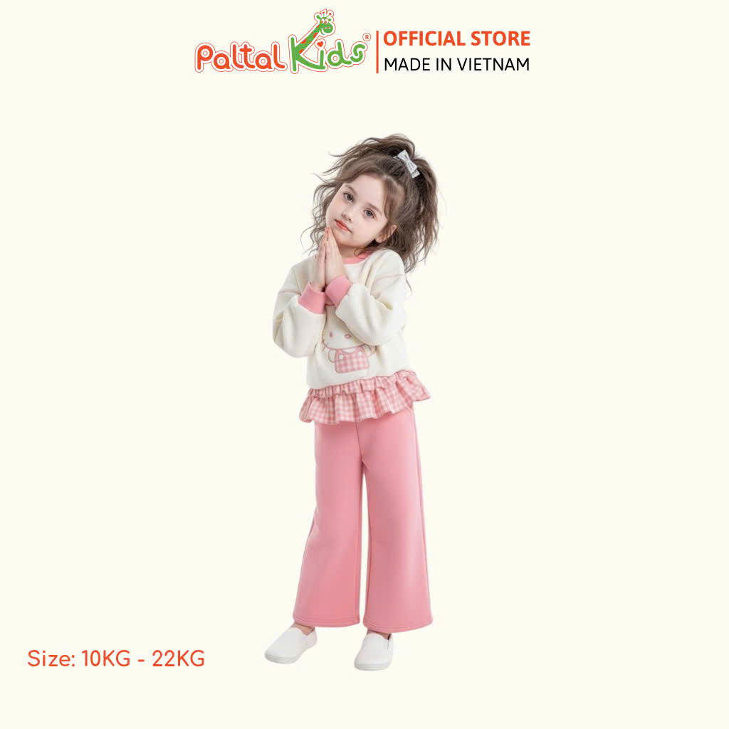 BST Mùa Đông - Đồ Bộ Tay Dài Nỉ Da Cá Bé Gái Cao Cấp - 223 6048