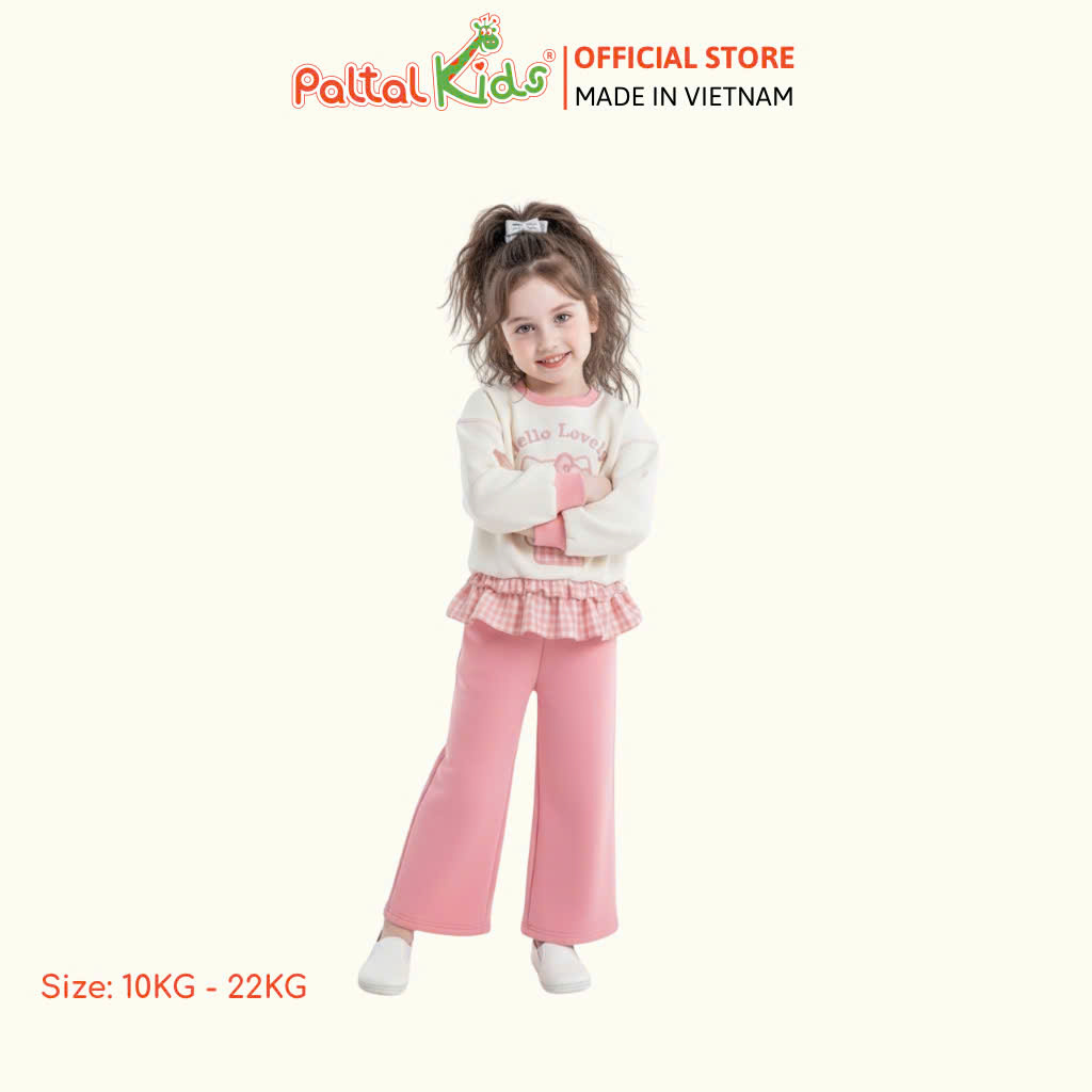 BST Mùa Đông - Đồ Bộ Tay Dài Nỉ Da Cá Bé Gái Cao Cấp - 223 6048