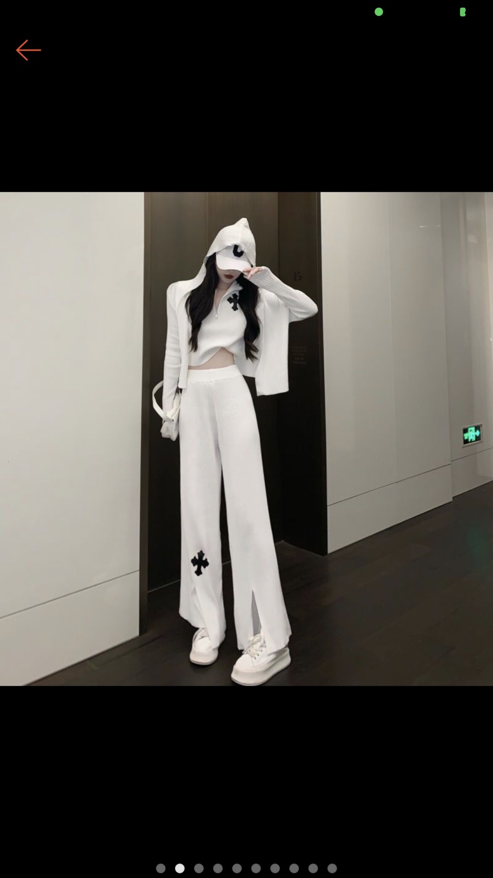 Set Len Dài 3 Món Cổ Đứng