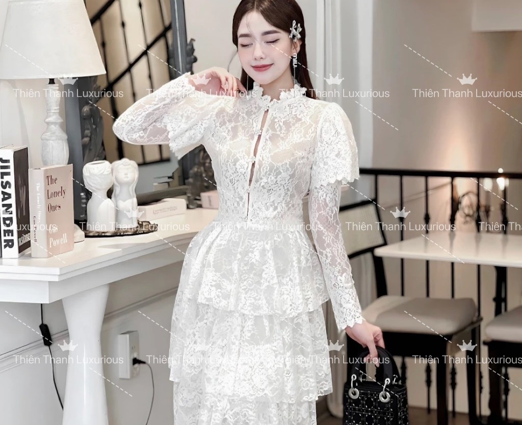 Set TK Dài Ren Xếp Tầng