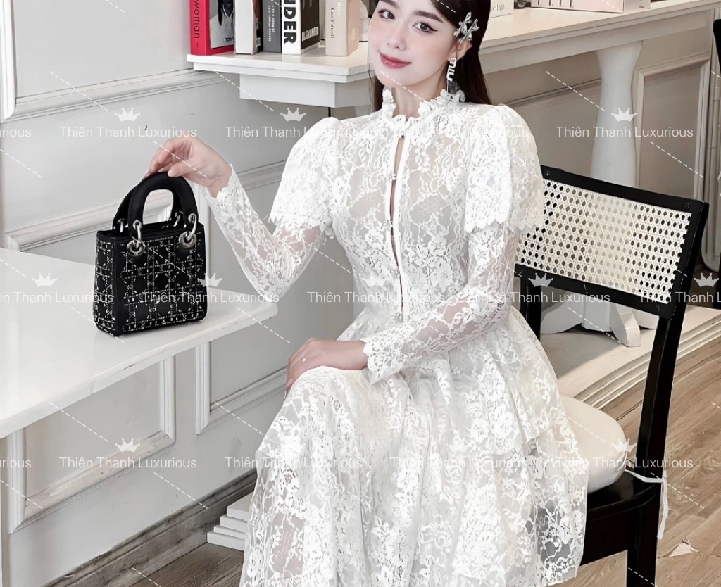 Set TK Dài Ren Xếp Tầng