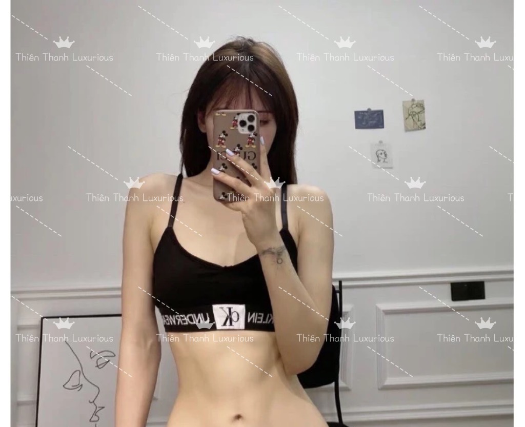Bikini Hai Dây Phong Cách Thể Thao Có Mút Ngực