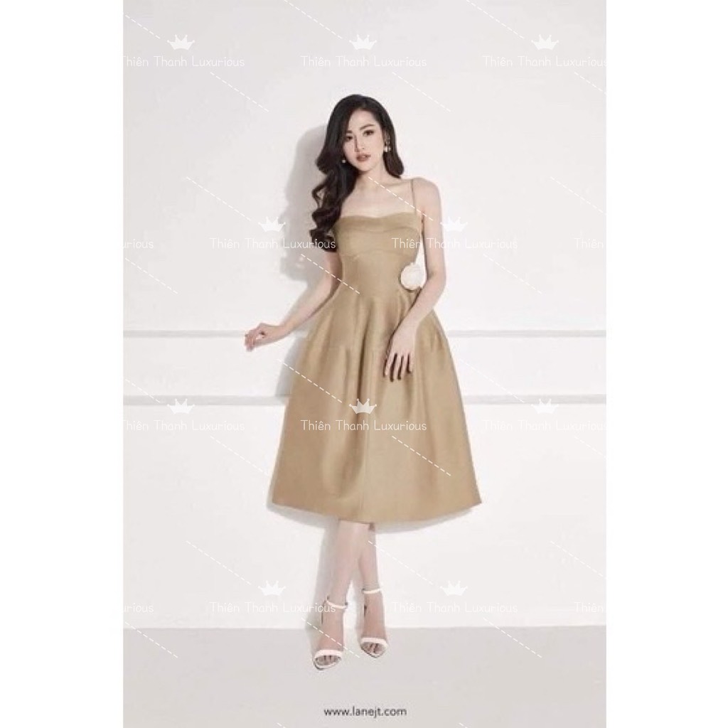 Đầm Hai Dây Dáng Xoè Hai Túi