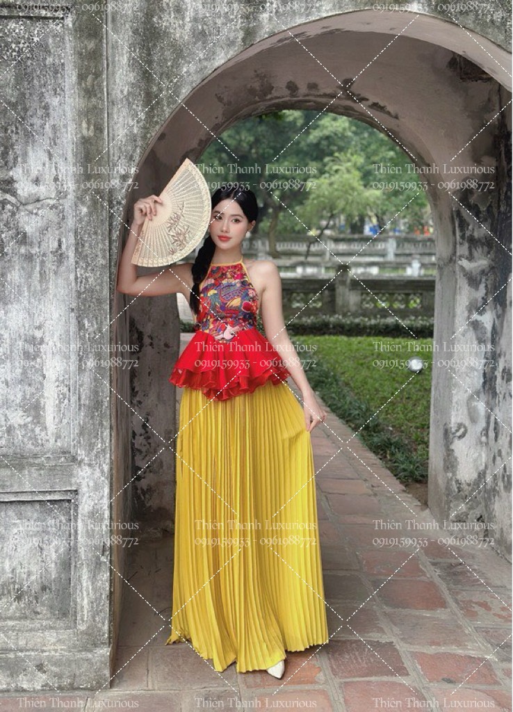 Set Yếm Hoa Ngày Tết