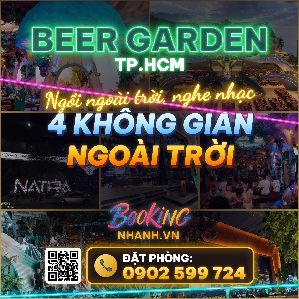 Beer Garden TP.HCM: 4 Không Gian Ngoài Trời Cho Buổi Hẹn