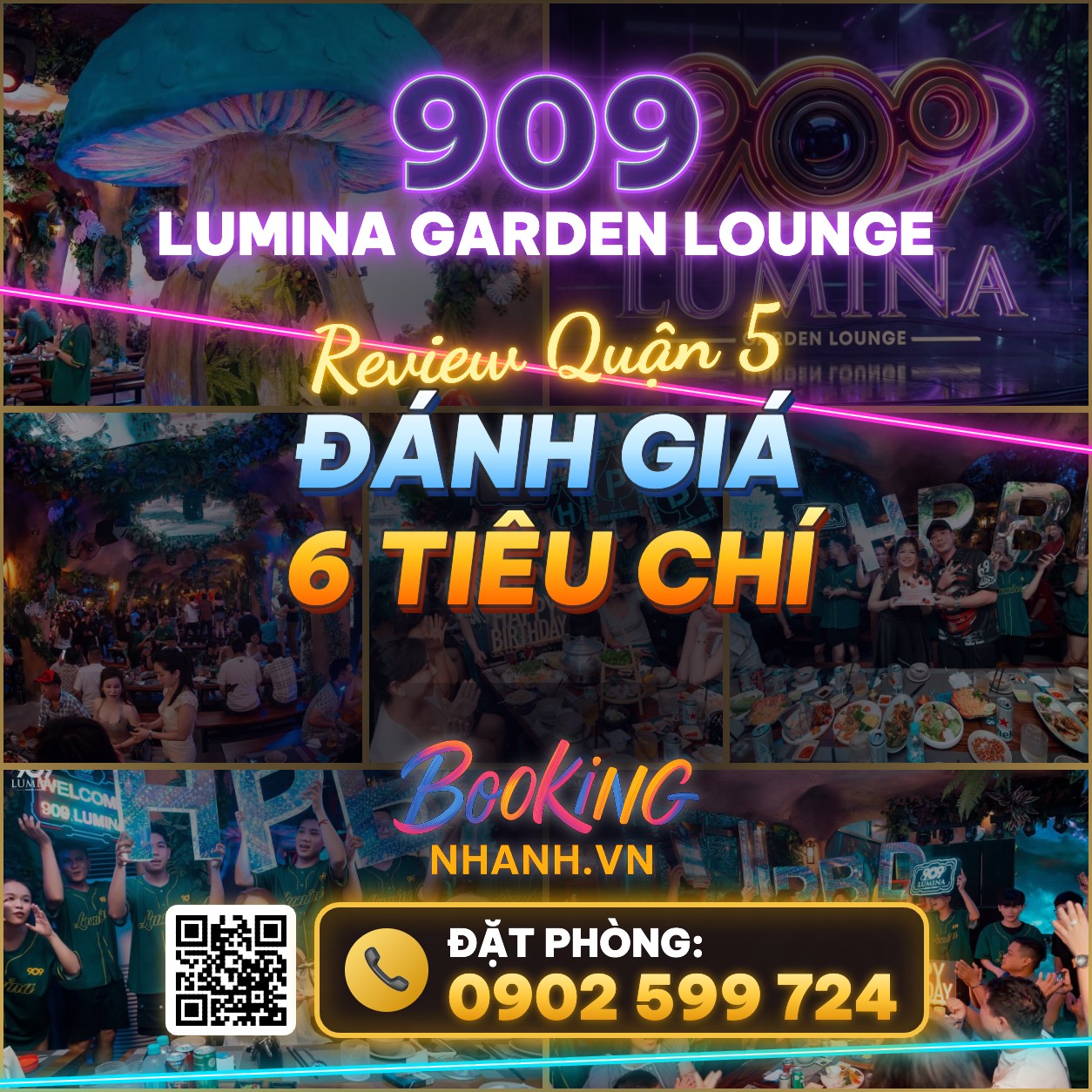 Đánh Giá 909 Lumina Garden Lounge: Không Gian, Nhạc, Menu Và Giá