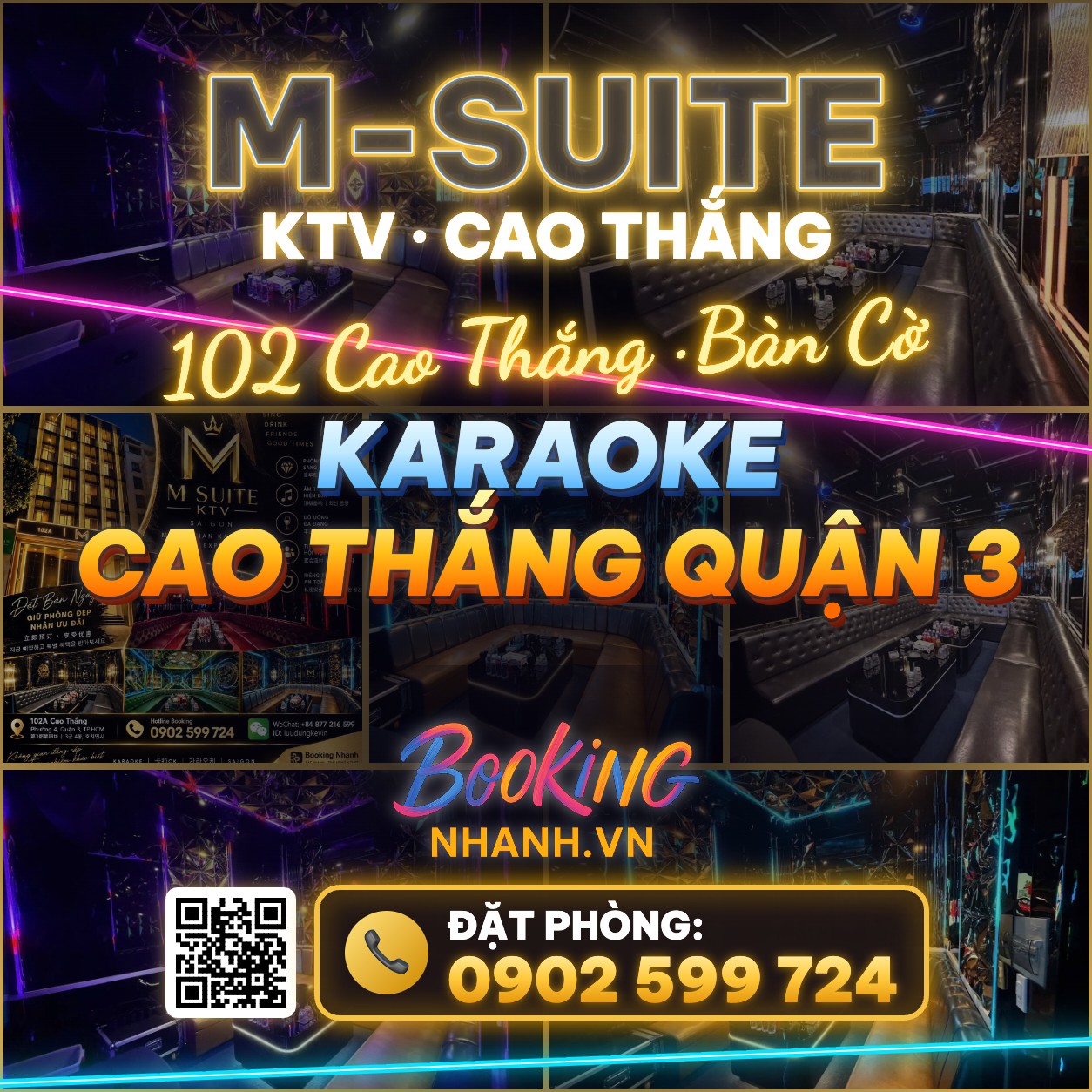 Karaoke Cao Thắng Quận 3: M-Suite KTV Ở Số 102 Và Cách Đi