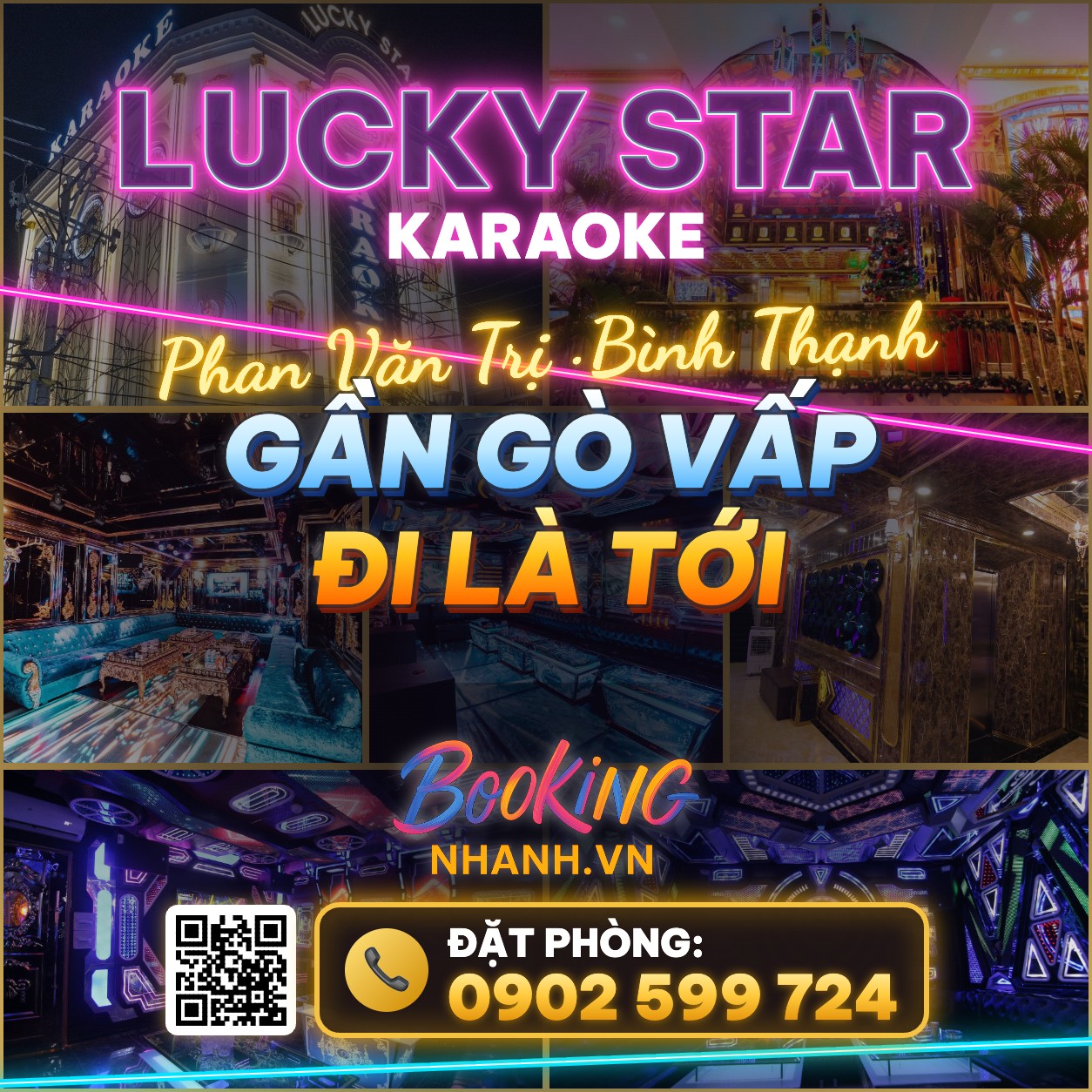 Karaoke Lucky Star Gần Gò Vấp: Đường Đến 346 Phan Văn Trị, Bình Thạnh