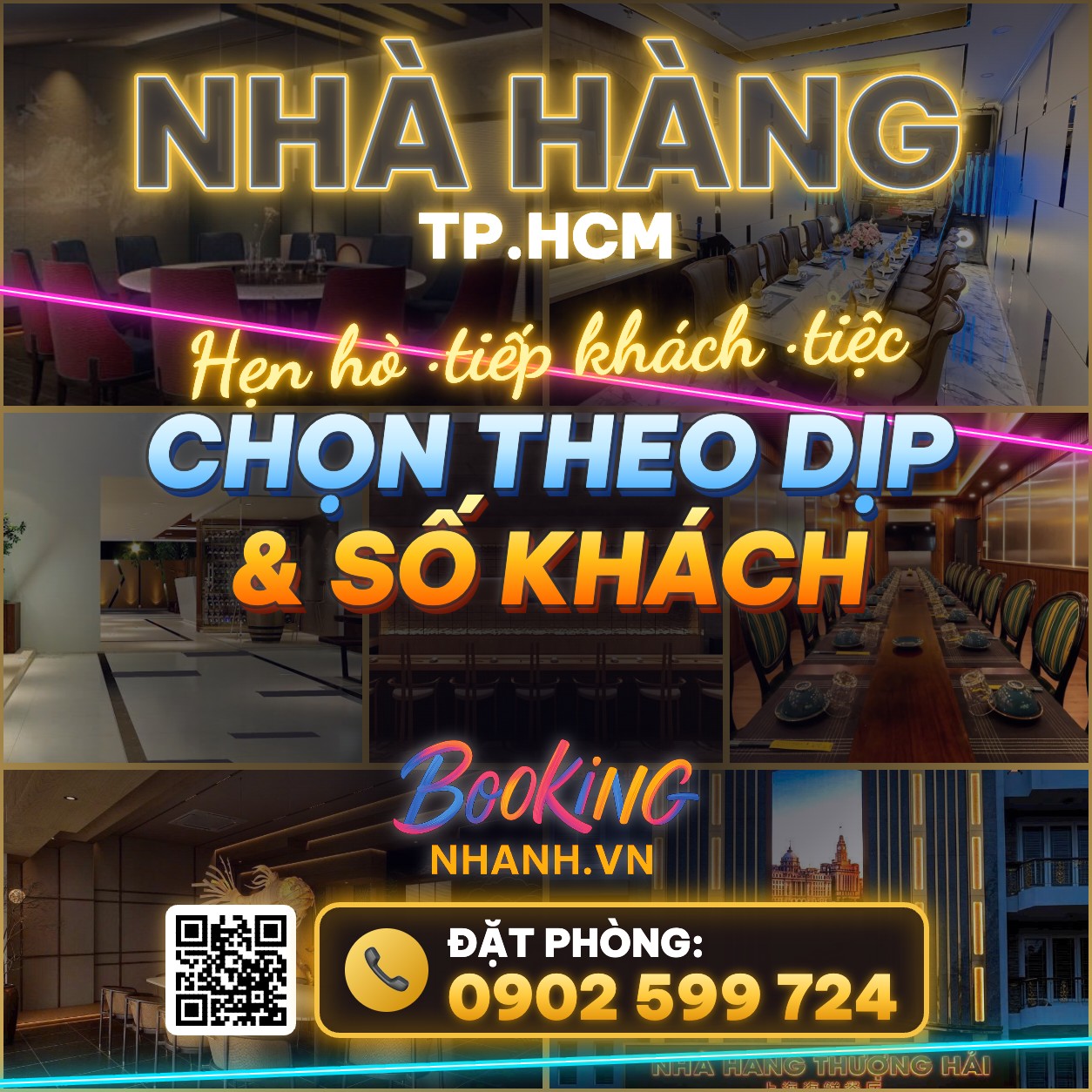 Nhà Hàng Tại TP.HCM: Chọn Theo Dịp, Số Khách Và Khu Vực