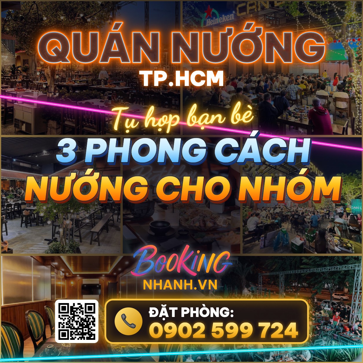 Quán Nướng TP.HCM: 3 Phong Cách Và Địa Chỉ Cho Nhóm Bạn