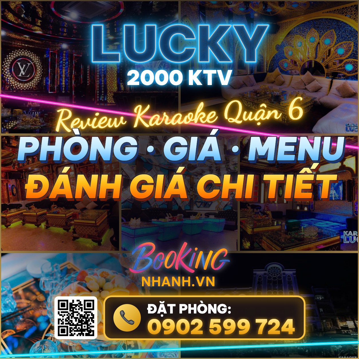 Review Karaoke Lucky 2000: Phòng Hát, Âm Thanh, Giá Và Thực Đơn