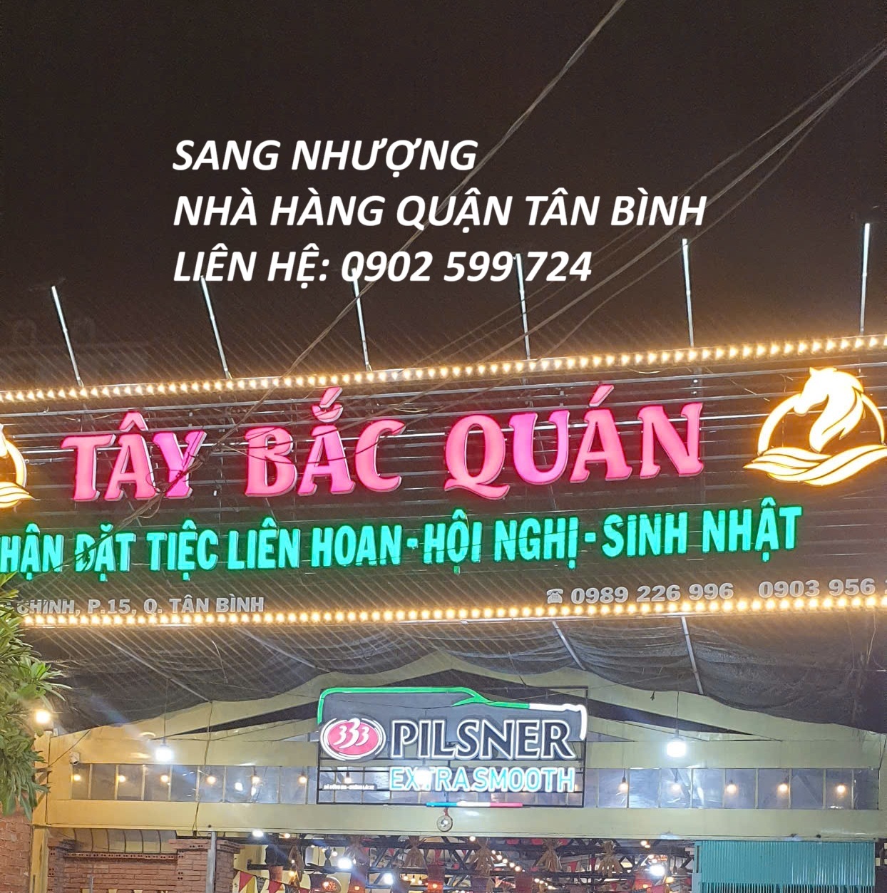 Sang Nhượng Nhà Hàng Quận Tân Bình - Tây Bắc Quán 662 Trường Chinh