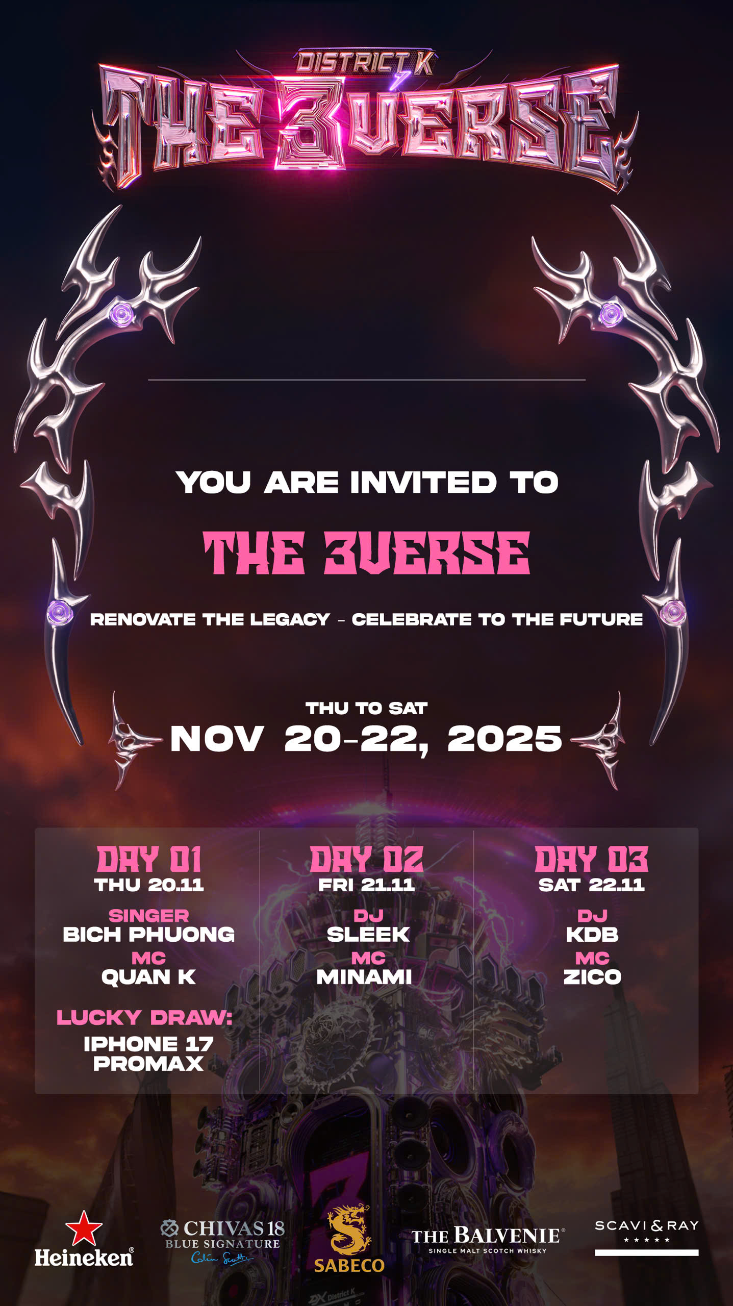 Sinh nhật & Tri ân khách hàng District K 2025 – 3 ngày sự kiện cực “cháy”