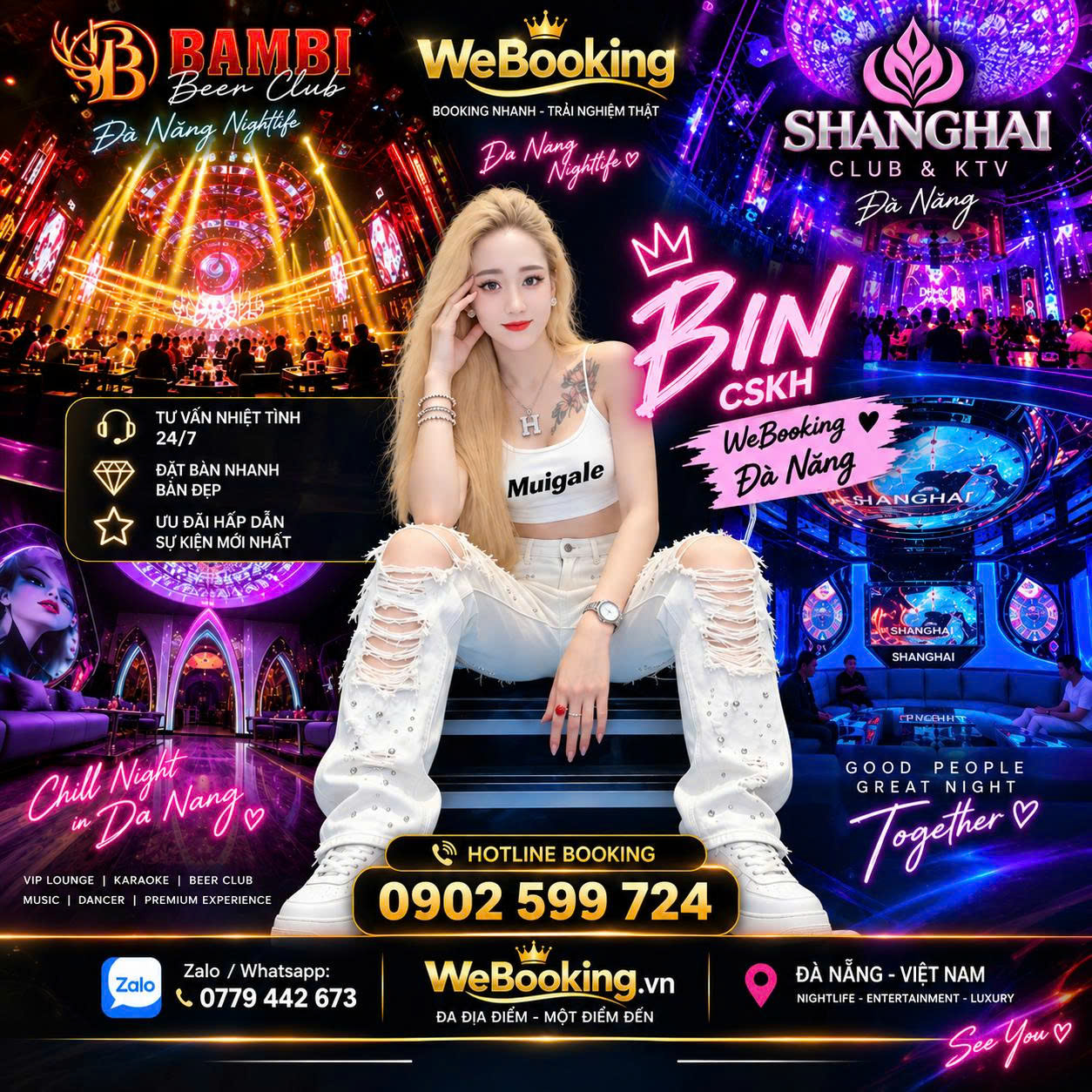 WeBooking BIN – Booking Bambi Beer Club & Shanghai Club KTV