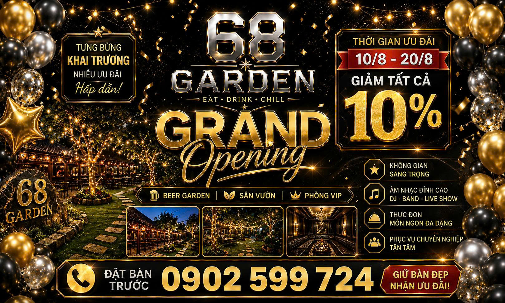 Hình Ảnh Khai Trương 68 Garden Đức Trọng