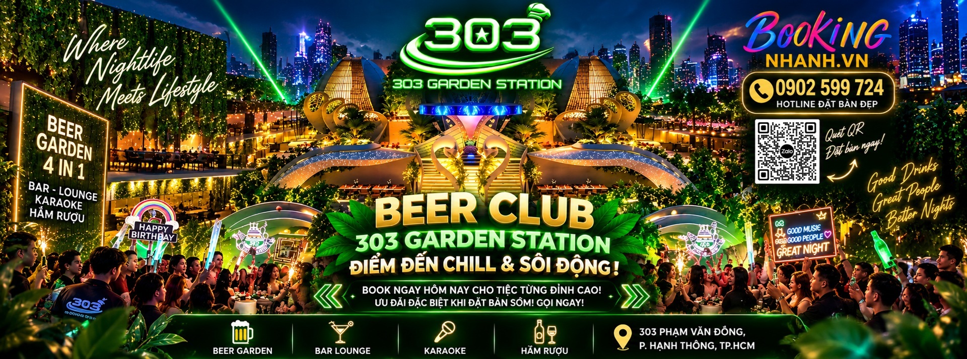 Banner Bìa Facebook 303 Garden
