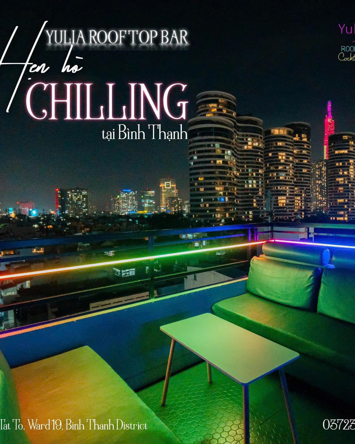 Cần Sang Yulia Rooftop Bar Quận Bình Thạnh (4)