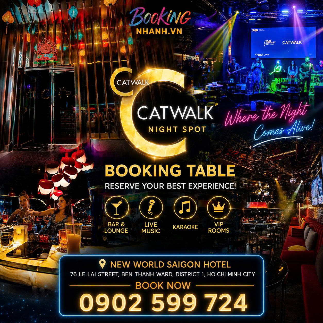 Booking Catwalk Night Spot New World 76 Le Lai