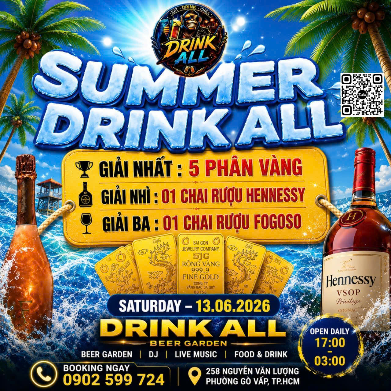 Chương Trình Trúng Vàng Drink All Garden